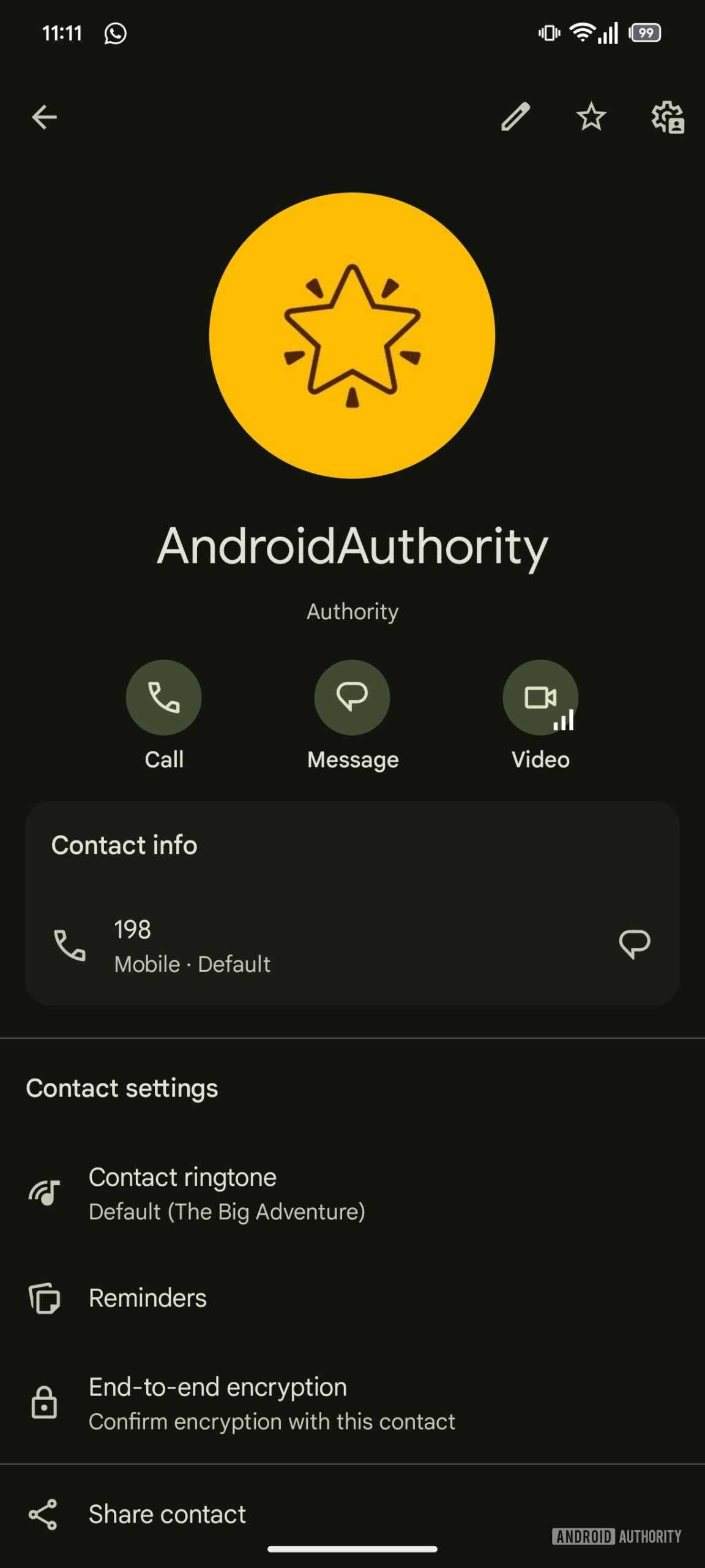 Google Contacts app Upcoming behavior (3)