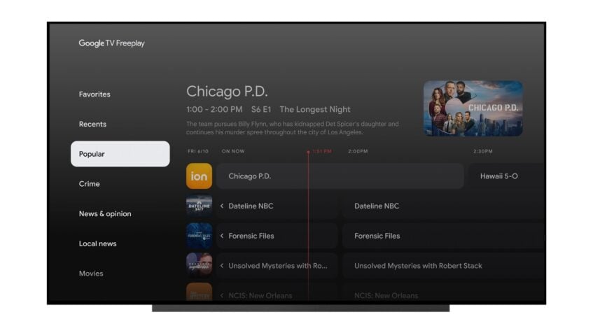 Google TV's Free Channel Catalog Gets Bigger For The Holidays 1