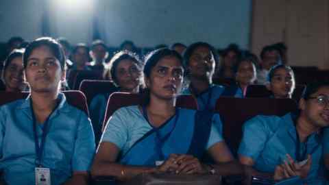 Kani Kusruti (centre) as Prabha, a nurse, in the film