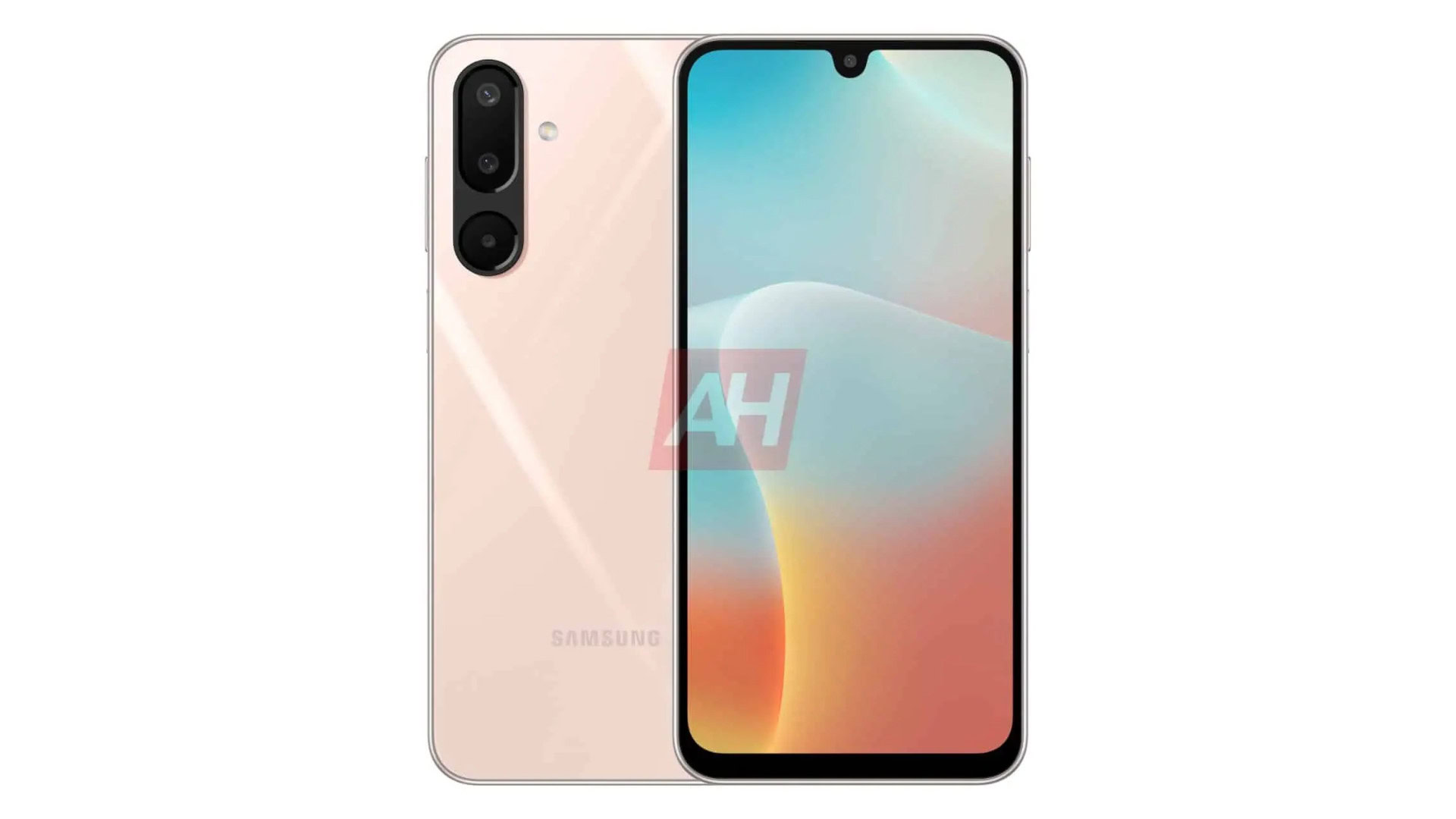 Samsung Galaxy M16 Android Headlines light pink resized