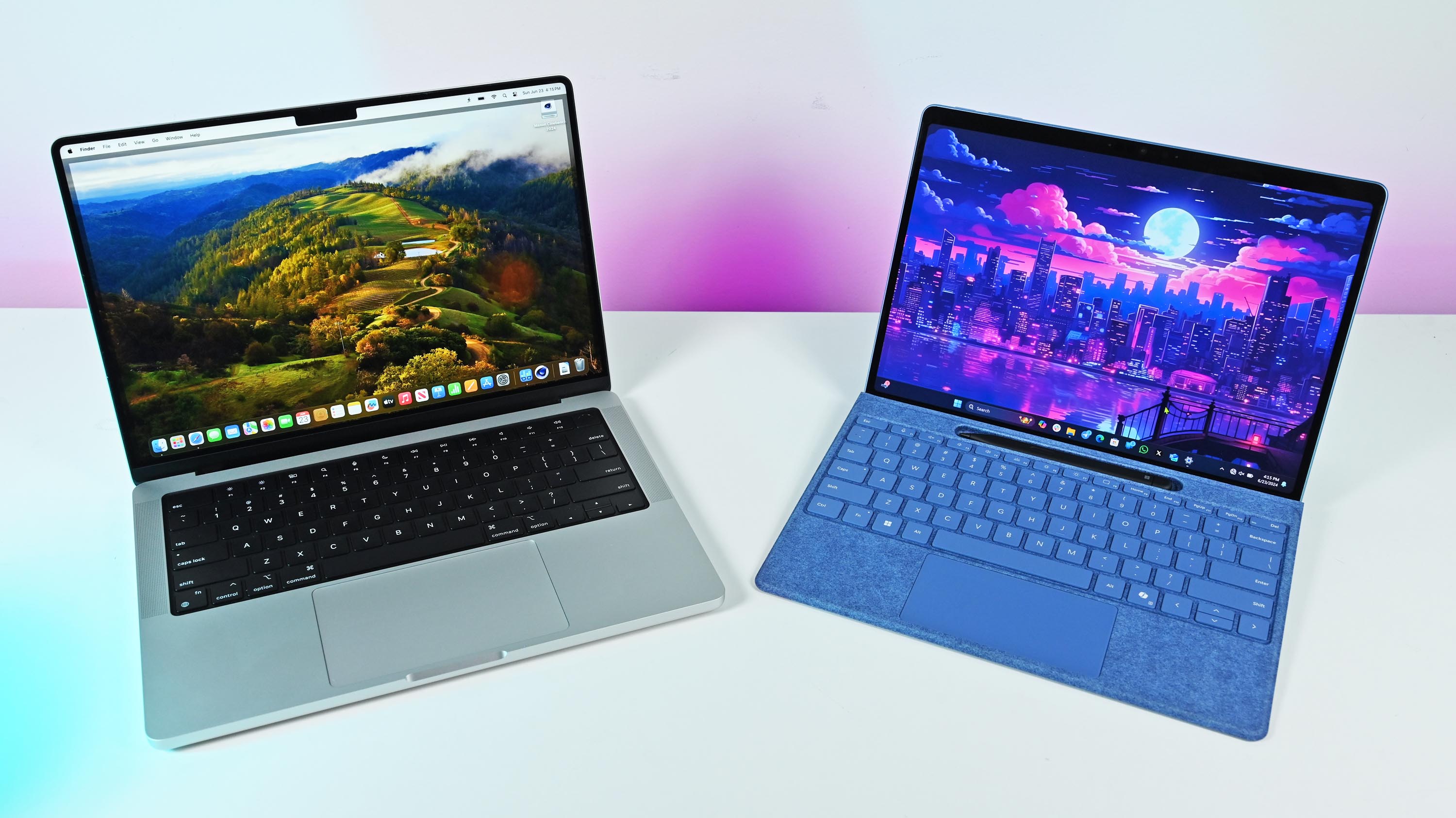 Surface Pro 11 vs. MacBook Pro 14