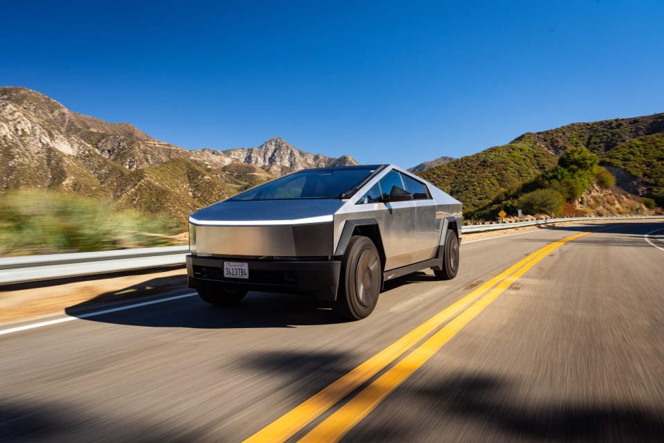 Tesla's Cyberbeast is a giant stainless-steel hunk of a truck