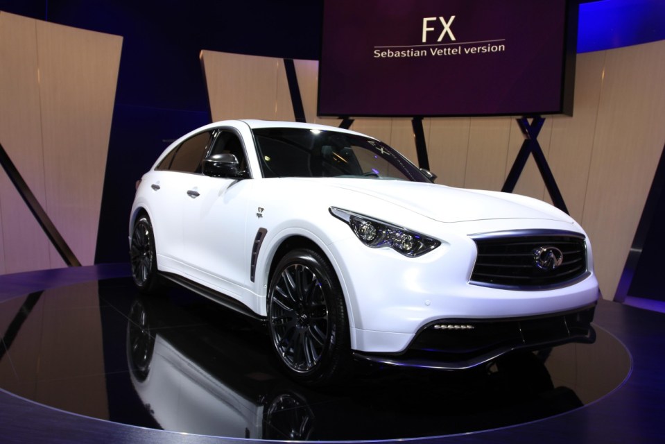 The Infiniti FX Sebastien Vettel Edition was another oddity