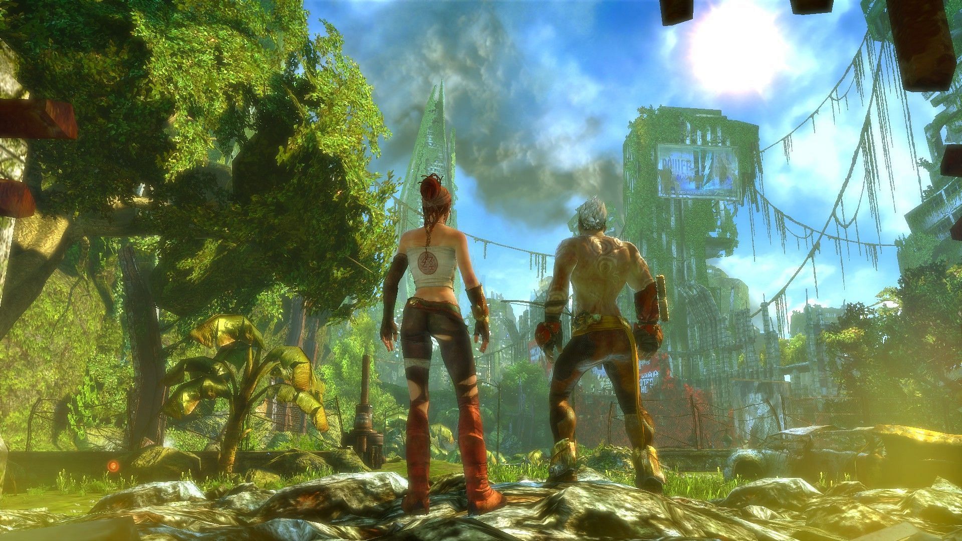 A still from Enslaved: Odyssey to the West (Image via Bandai Namco Entertainment)