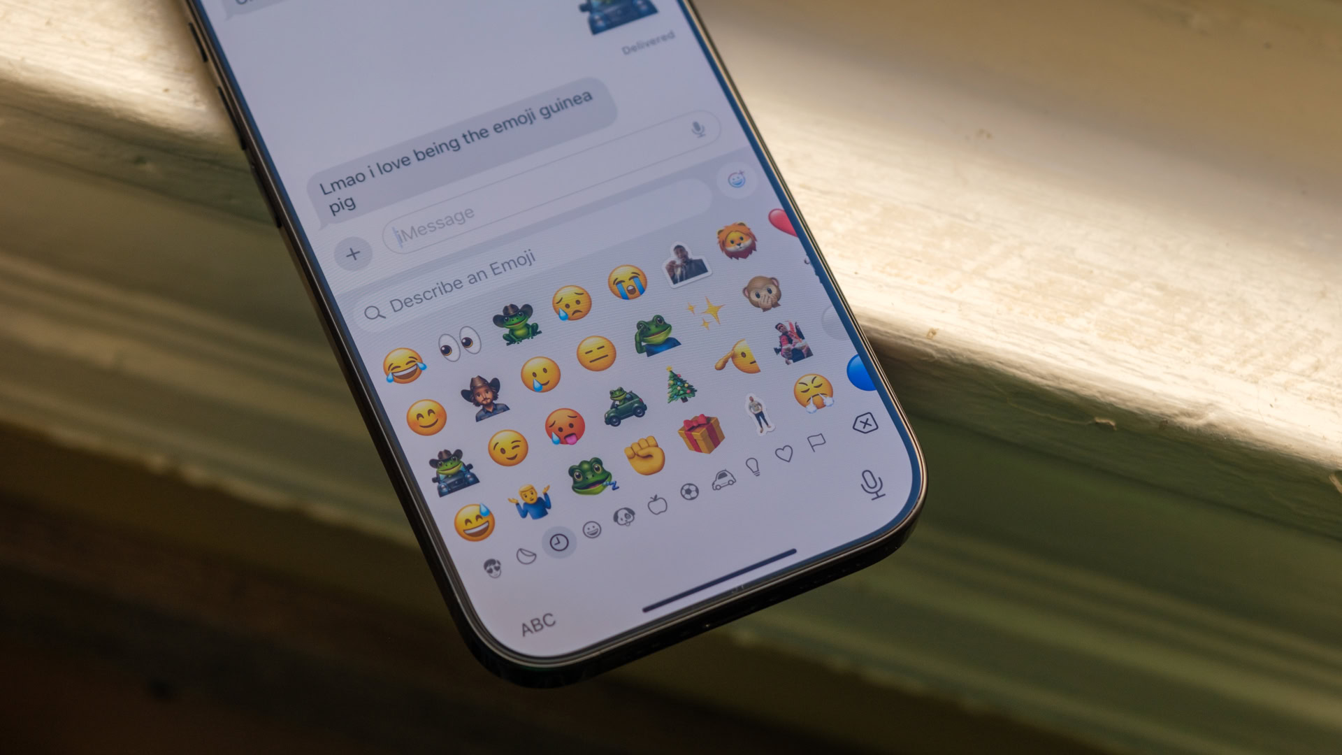 Apple genmoji recent emojis