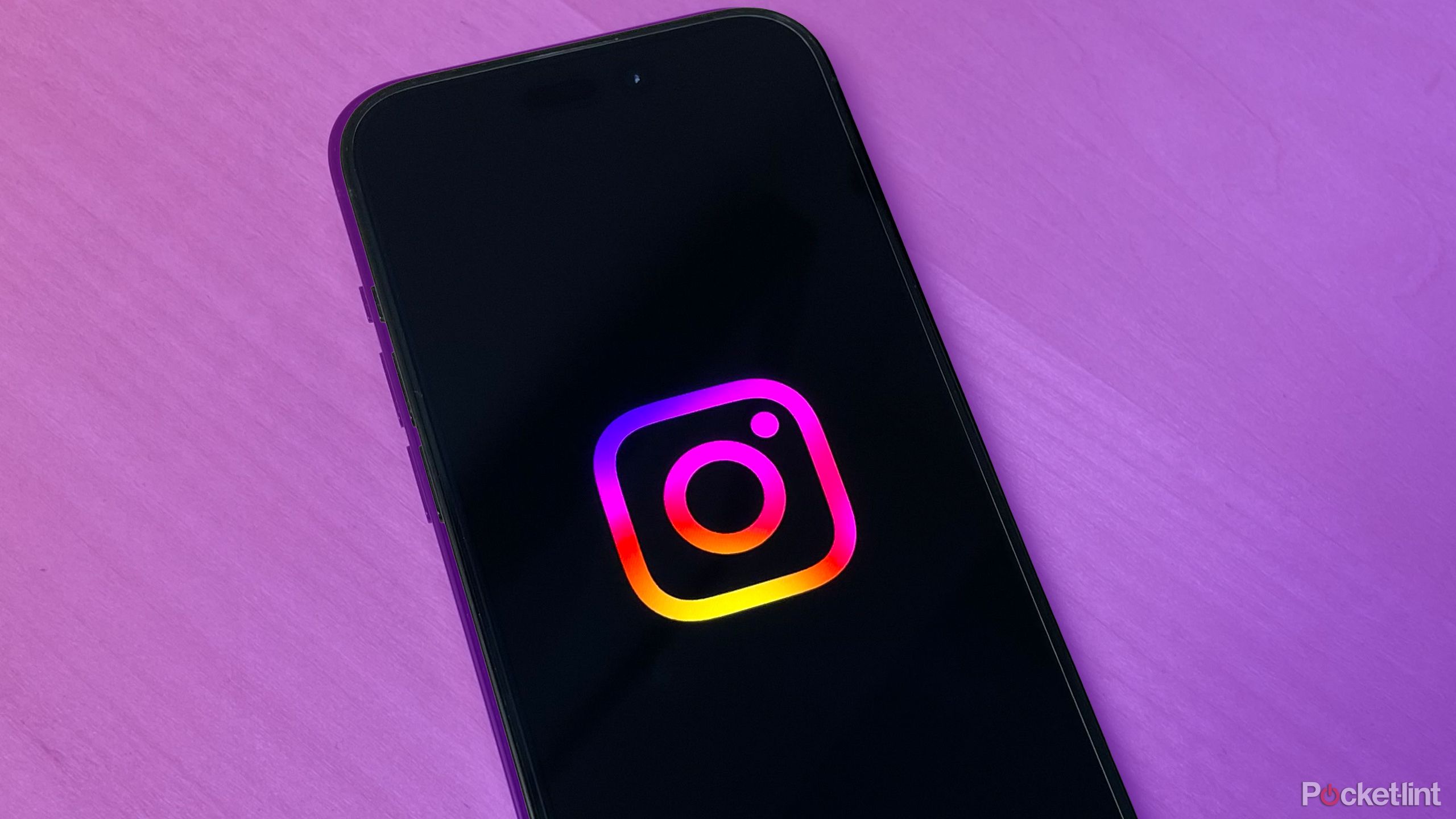 Instagram app icon on iPhone