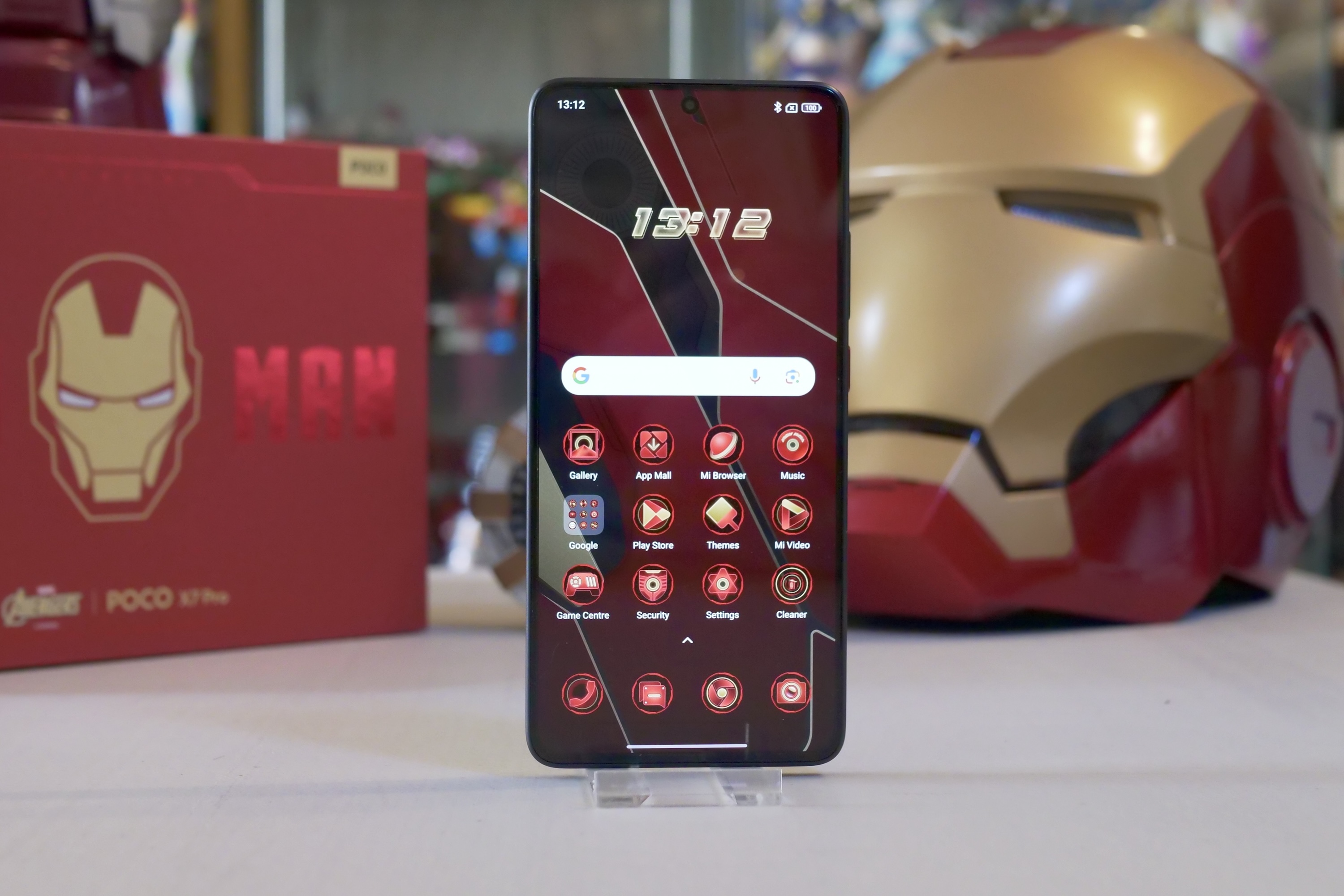 The main interface on the Poco X7 Pro - Iron Man Edition.