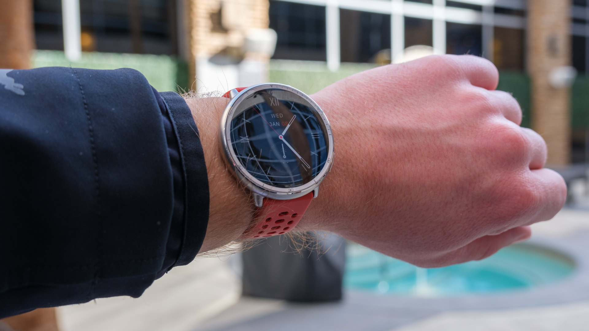 Amazfit Active 2 on wrist