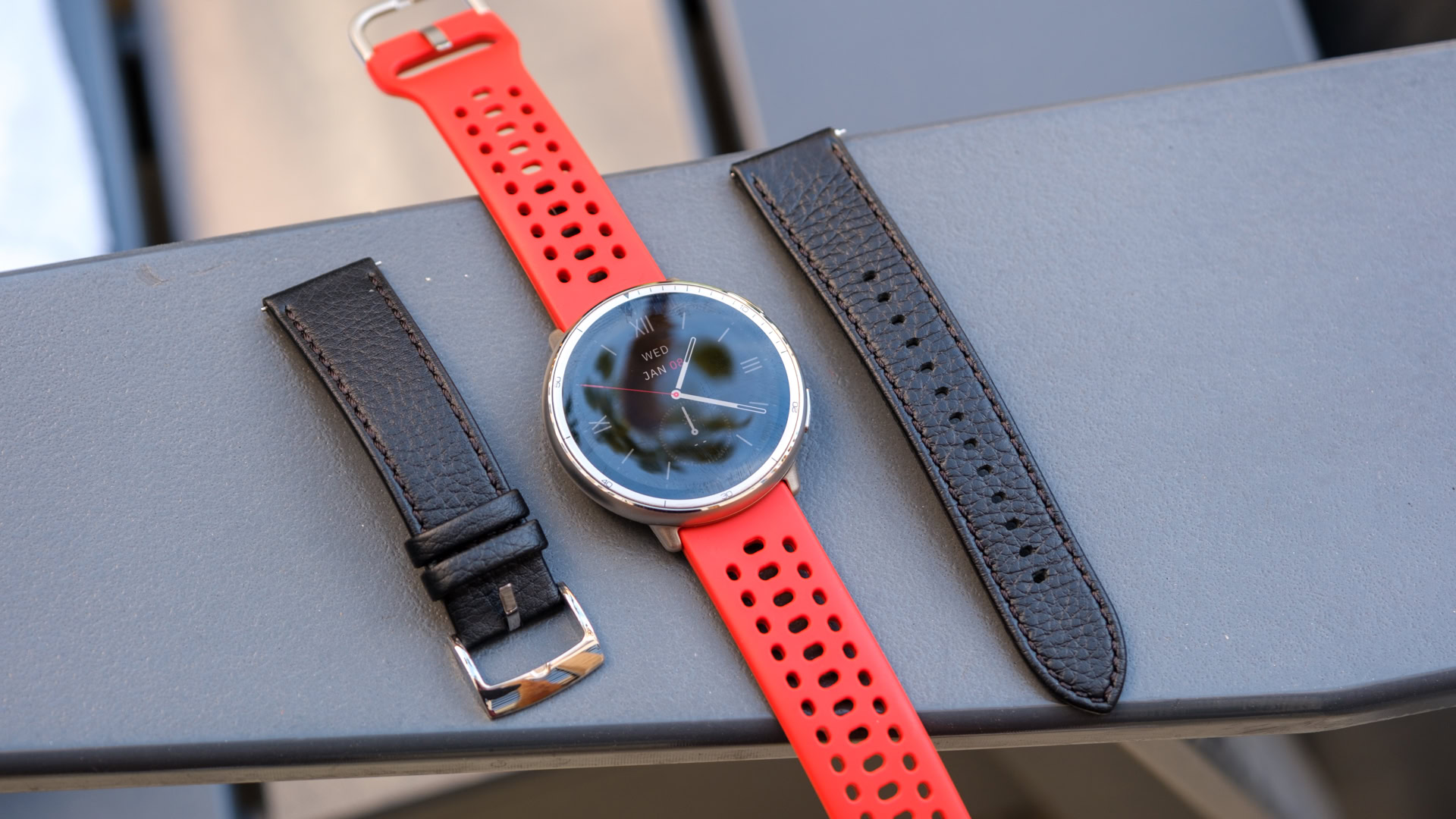 Amazfit Active 2 with leather band