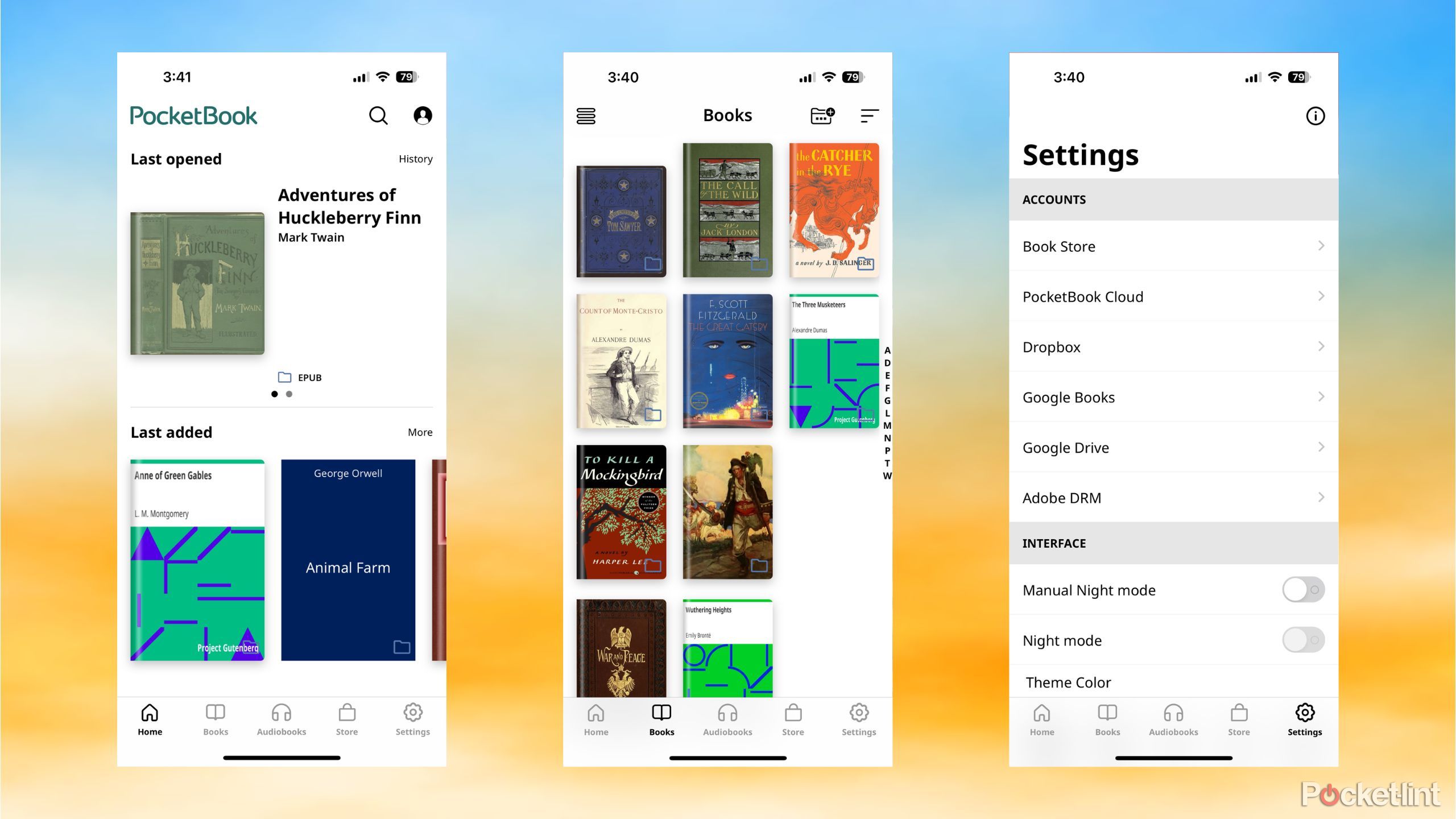 PocketBook Reader screenshots