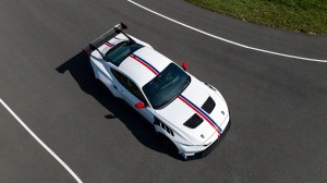 The Ford Mustang GTD Spirit of America from above