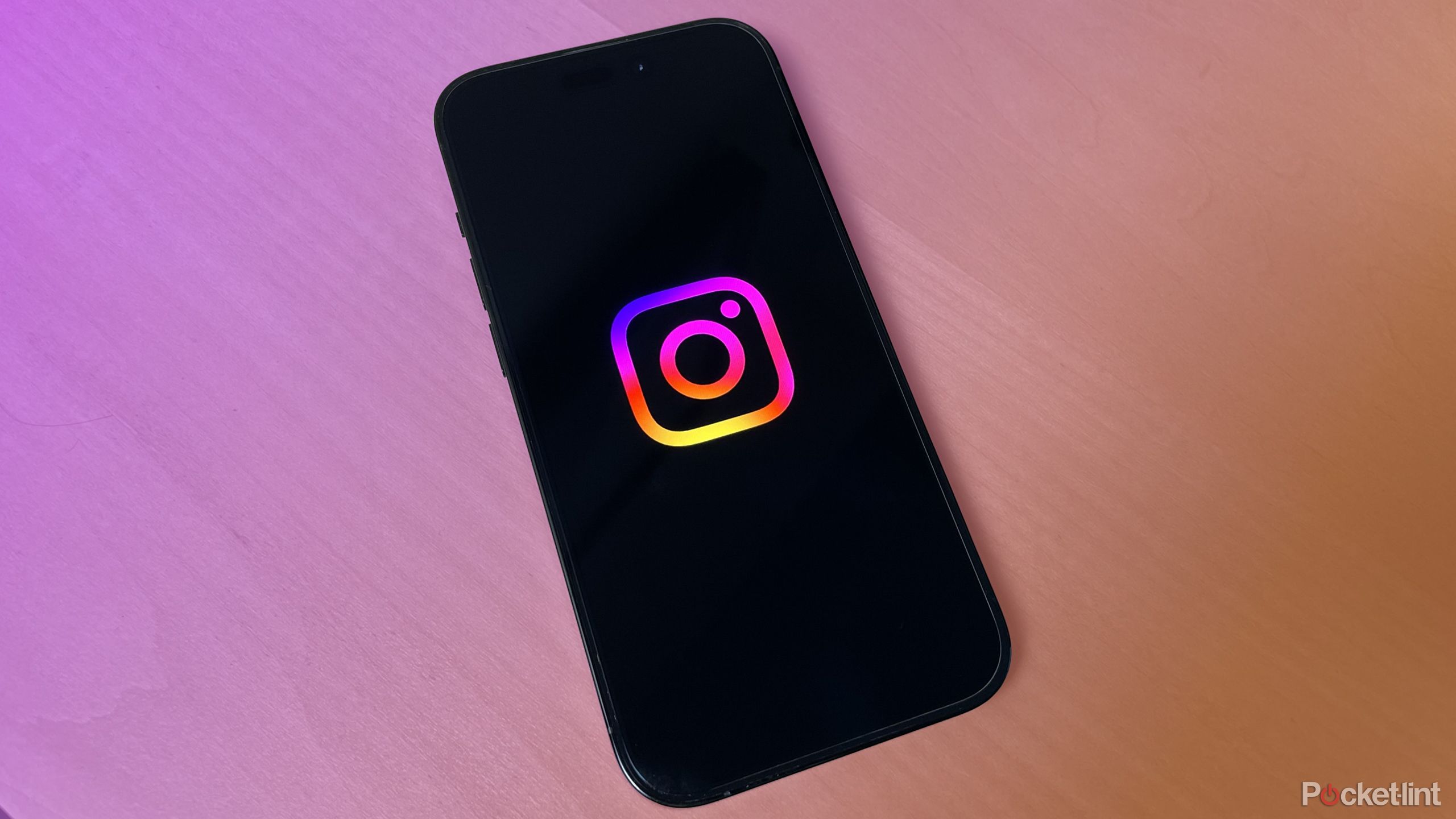 Instagram icon on iPhone