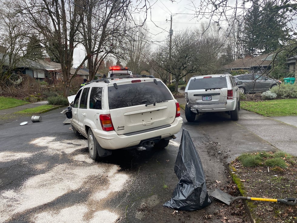 2 face charges after stolen SUV smashes Portland police car, speeds away