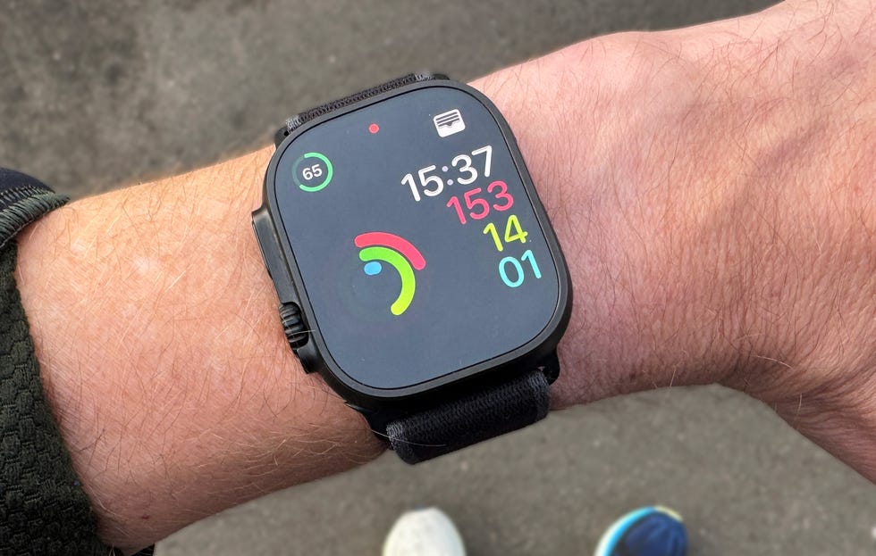 apple watch ultra 2 showing step count on someone's wrist