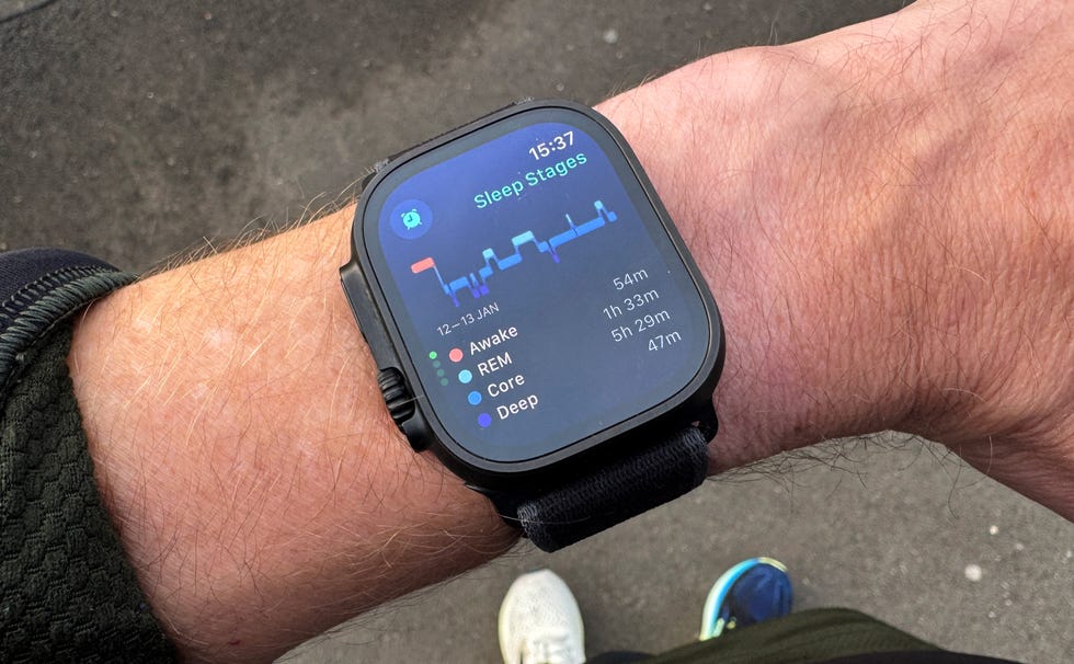 sleep tracking on the apple watch ultra 2