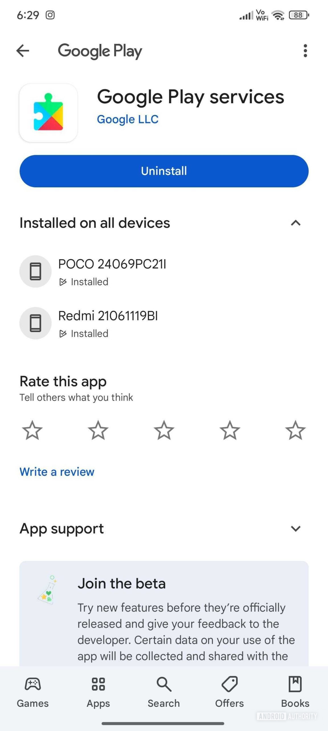 Google Play Store Less detailed app listing pages (2)