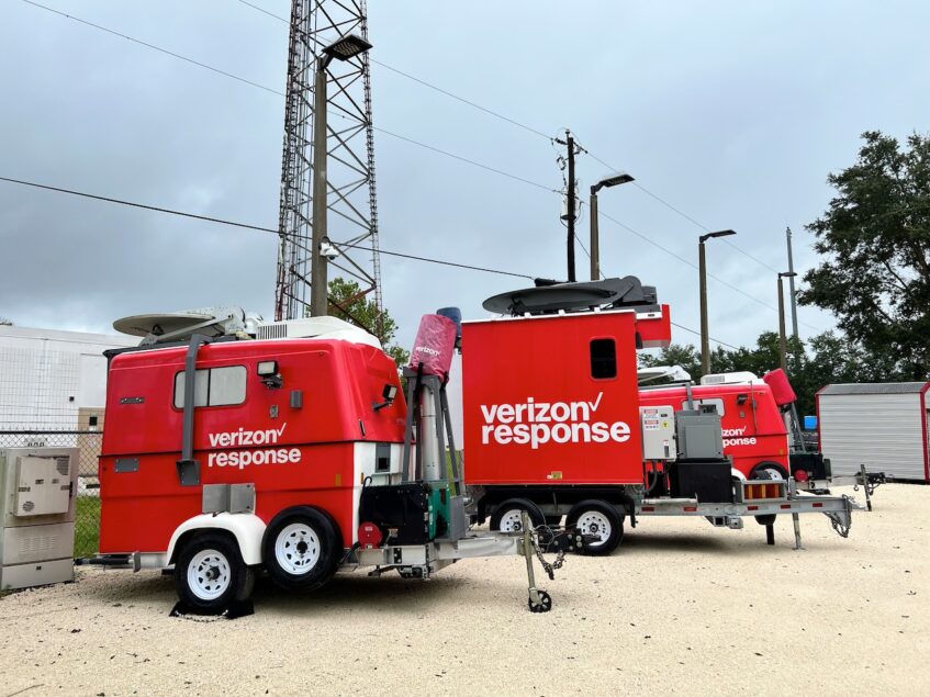 Verizon emergency response vehicles