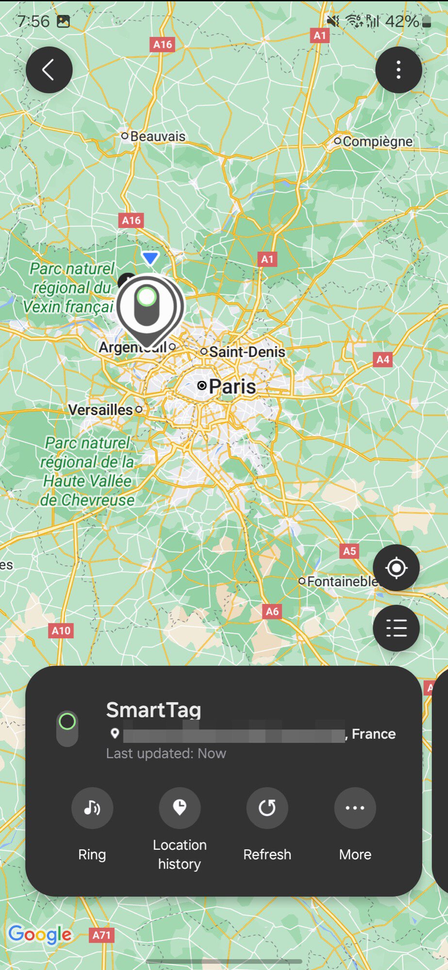 bluetooth trackers test 3 lost paris samsung galaxy smarttag2 3