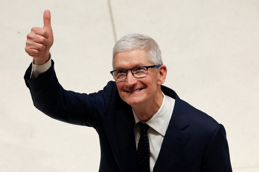 Chief Executive of Apple, Tim Cook