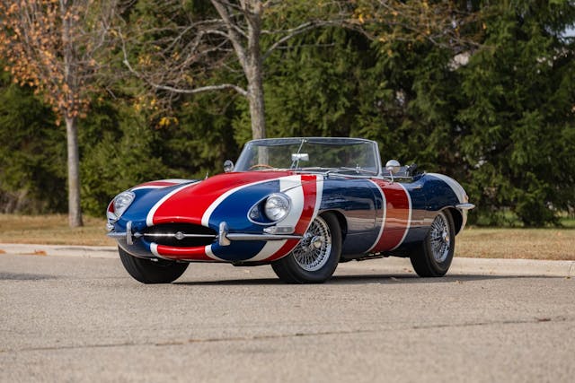 1967 Jaguar E-Type Shaguar exterior front three quarter