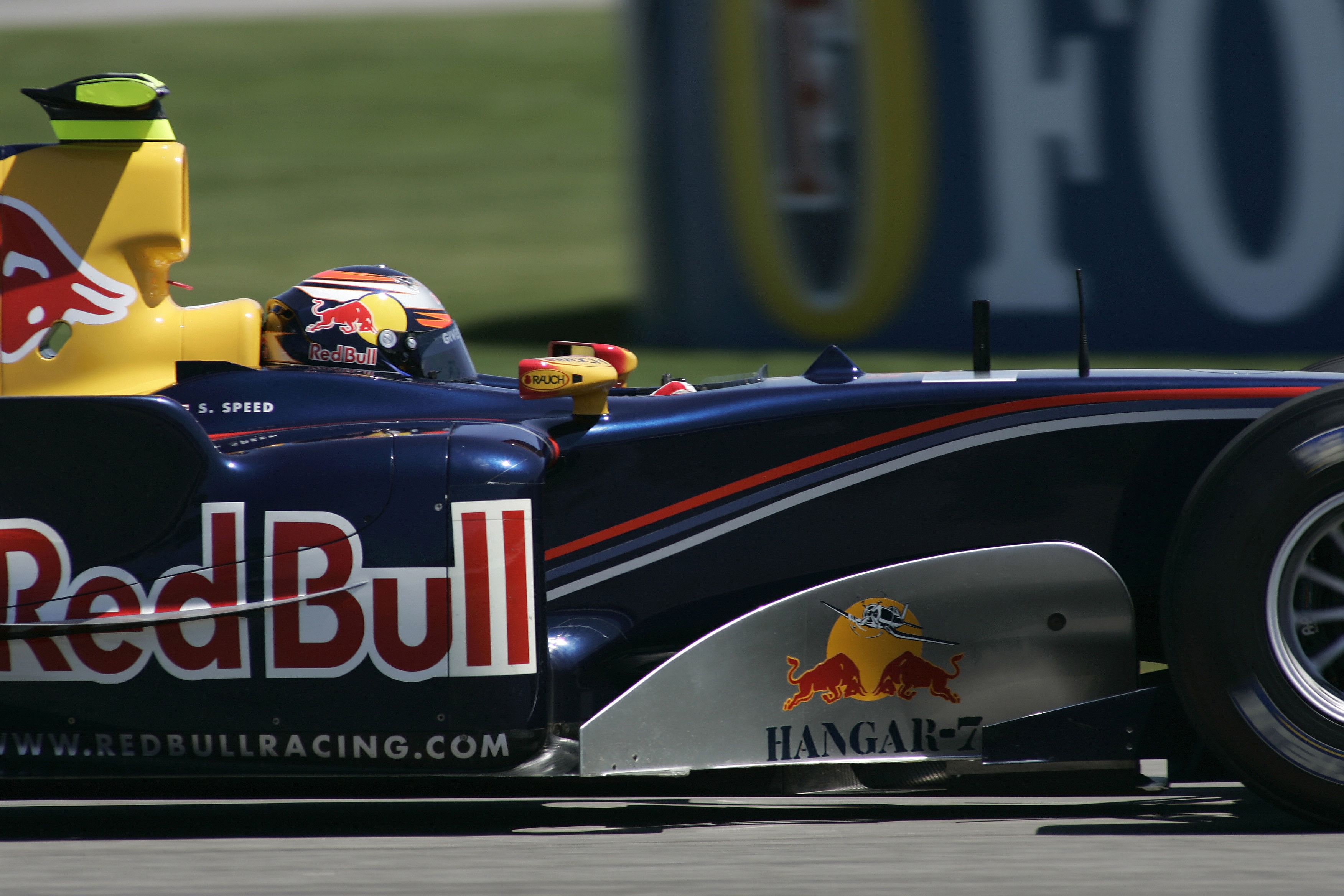 In Picture: Scott Speed driving a Red Bull F1 car in 2005 - Source: Imagn