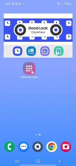 New Mini and Cassette widgets on Samsung phone home screen