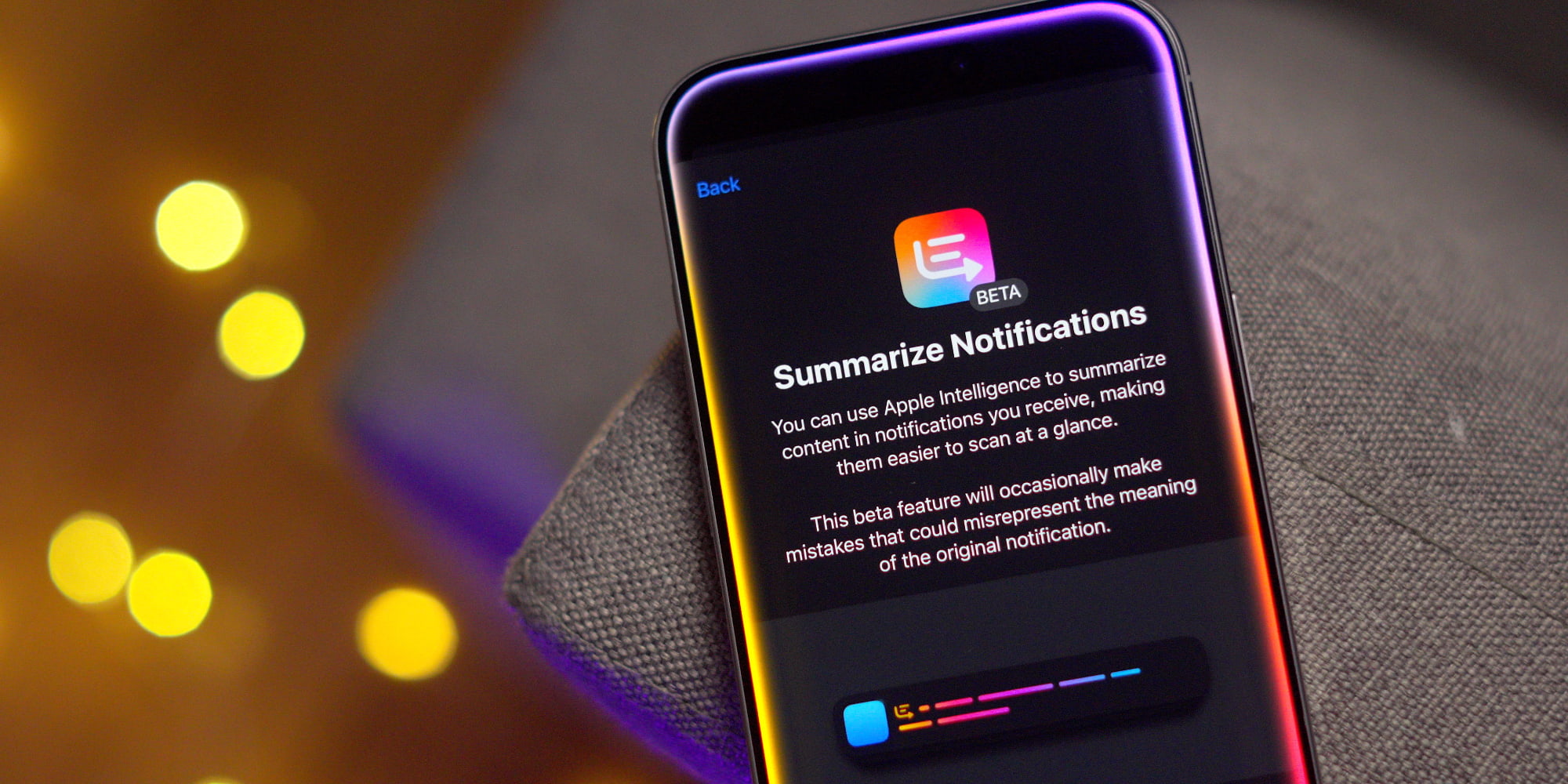 iOS 18.3 Notification Summaries