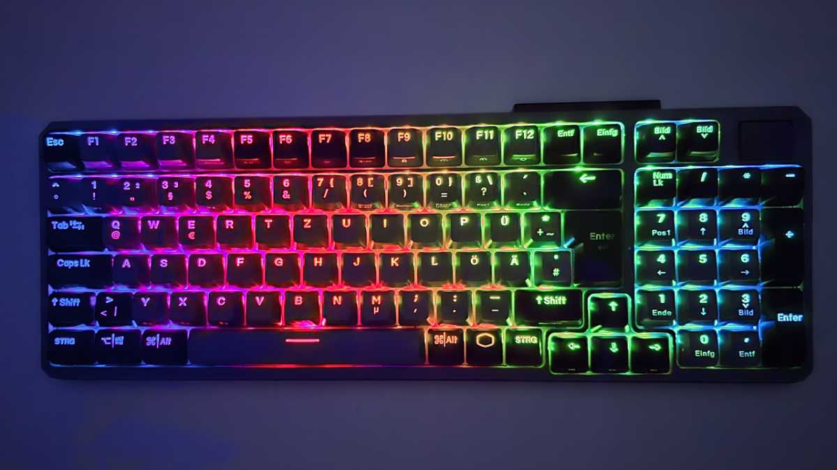 RGB-Beleuchtung der Cooler Master MK770