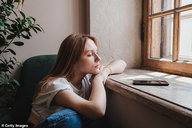 The Tory leader said teachers had told her that children who have smartphones had lower levels of concentration than children who didn¿t (file image)