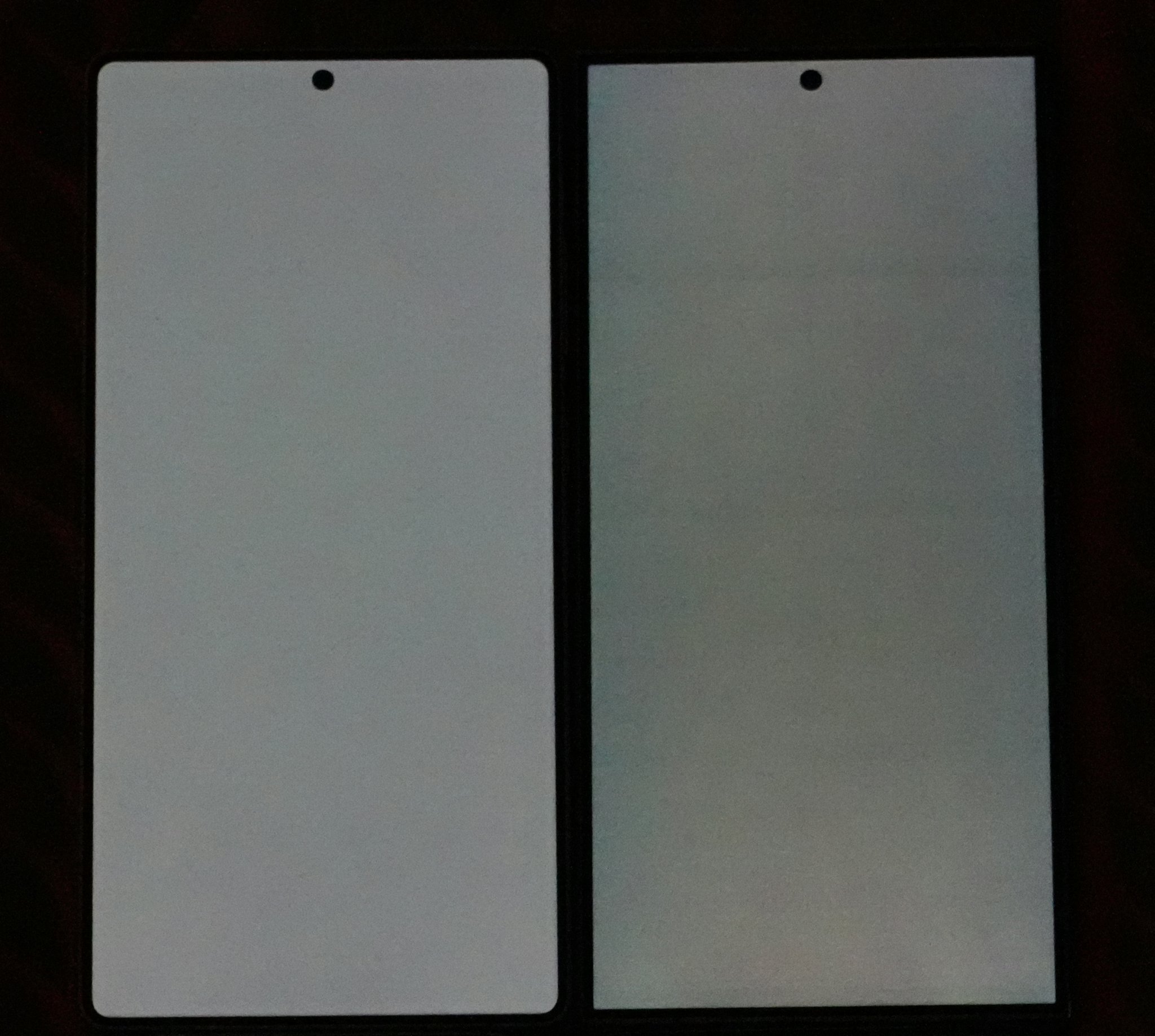 Galaxy S25 Ultra vs S24 Ultra screen