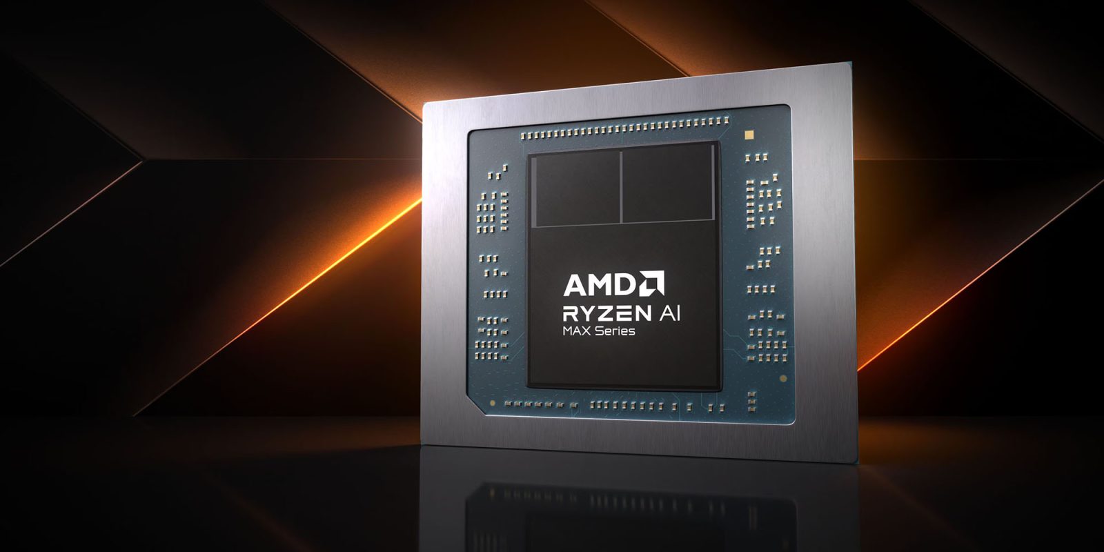 AMD promo image for Ryzan AI Max chip