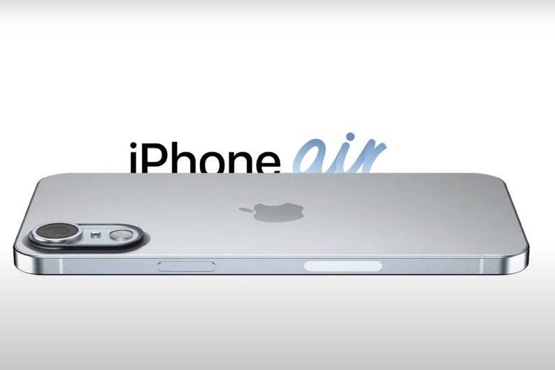 A concept image of the rumored iPhone 17 Air