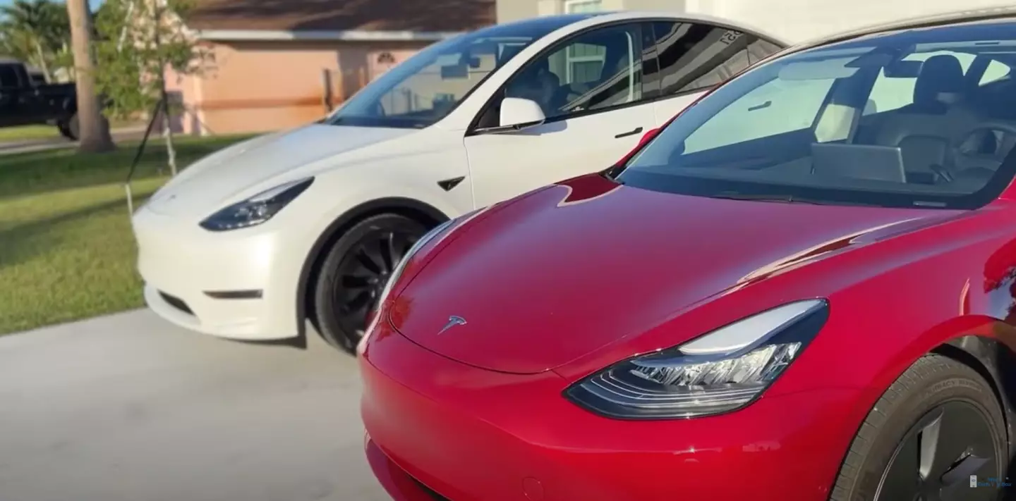 The couple swapped to electric vehicles. (YouTube/Mac’s Tech Toy Box)