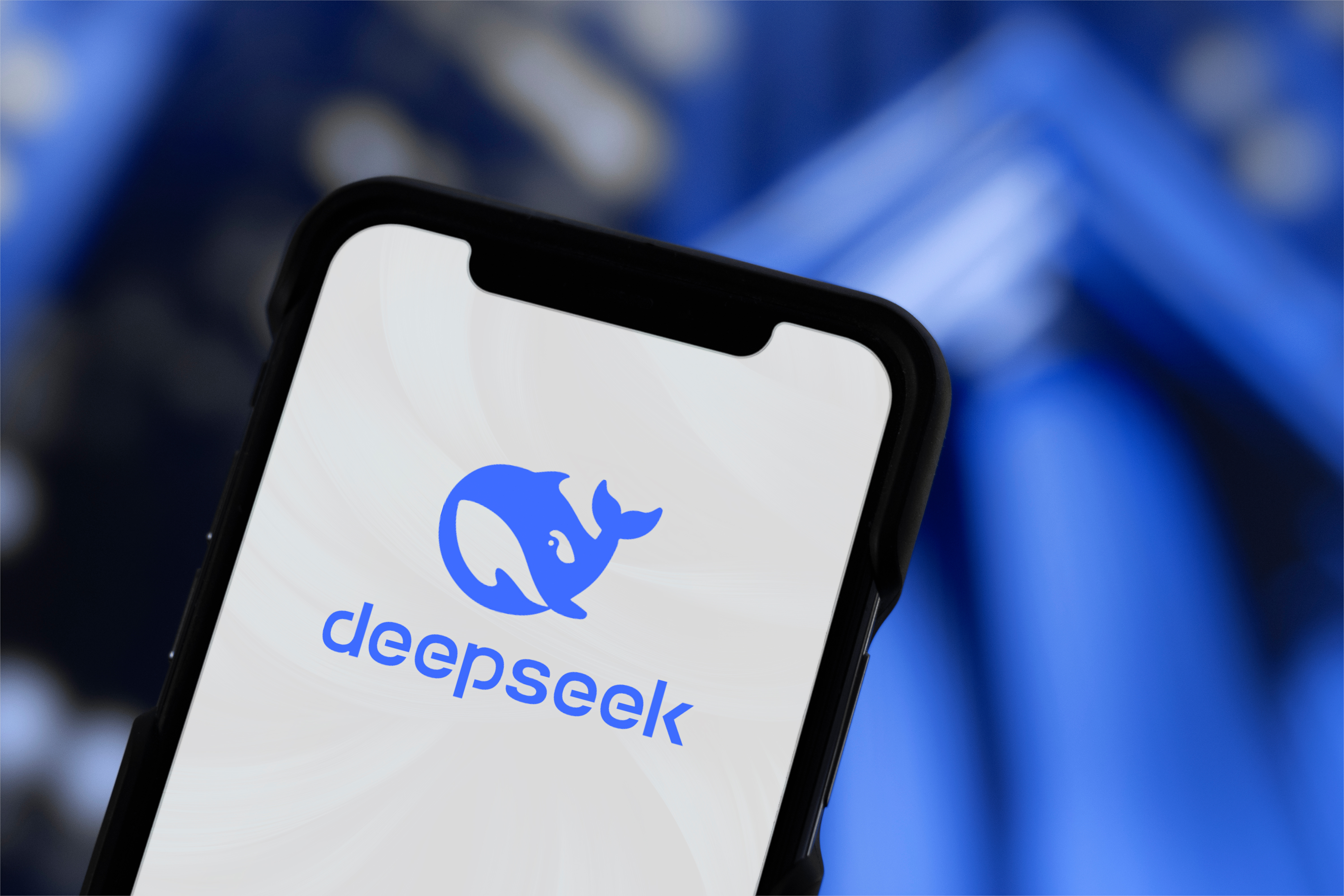 DeepSeek on a mobile phone