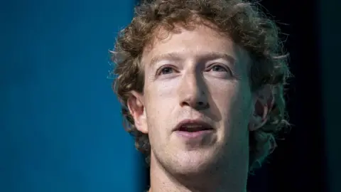 Getty Images Mark Zuckerberg seen in September 2024.