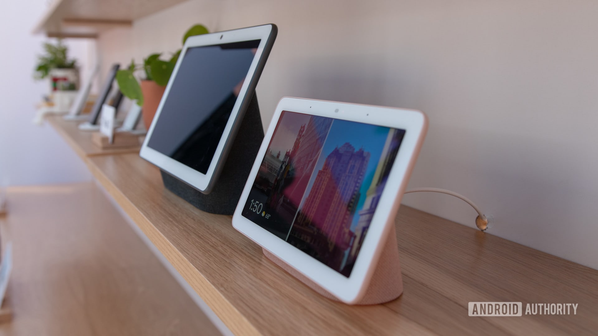 Google Nest Hub Max Side Comparison