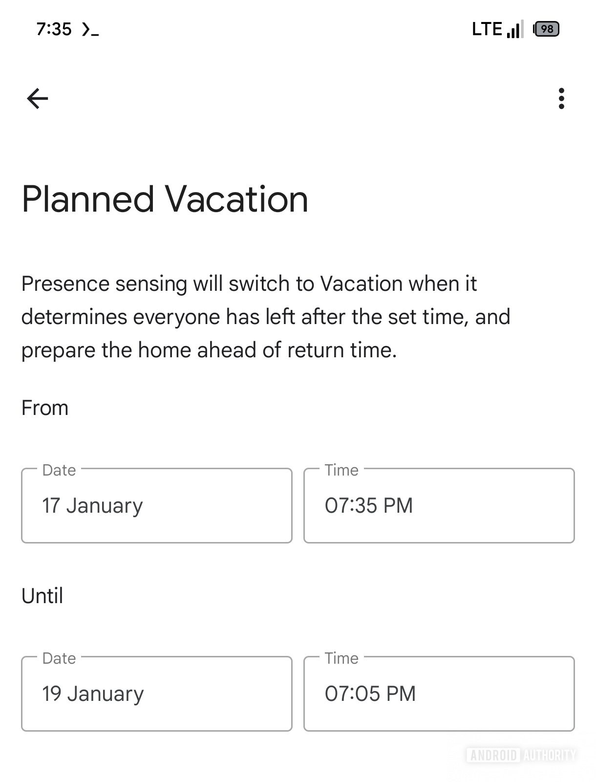 google home vacation 3