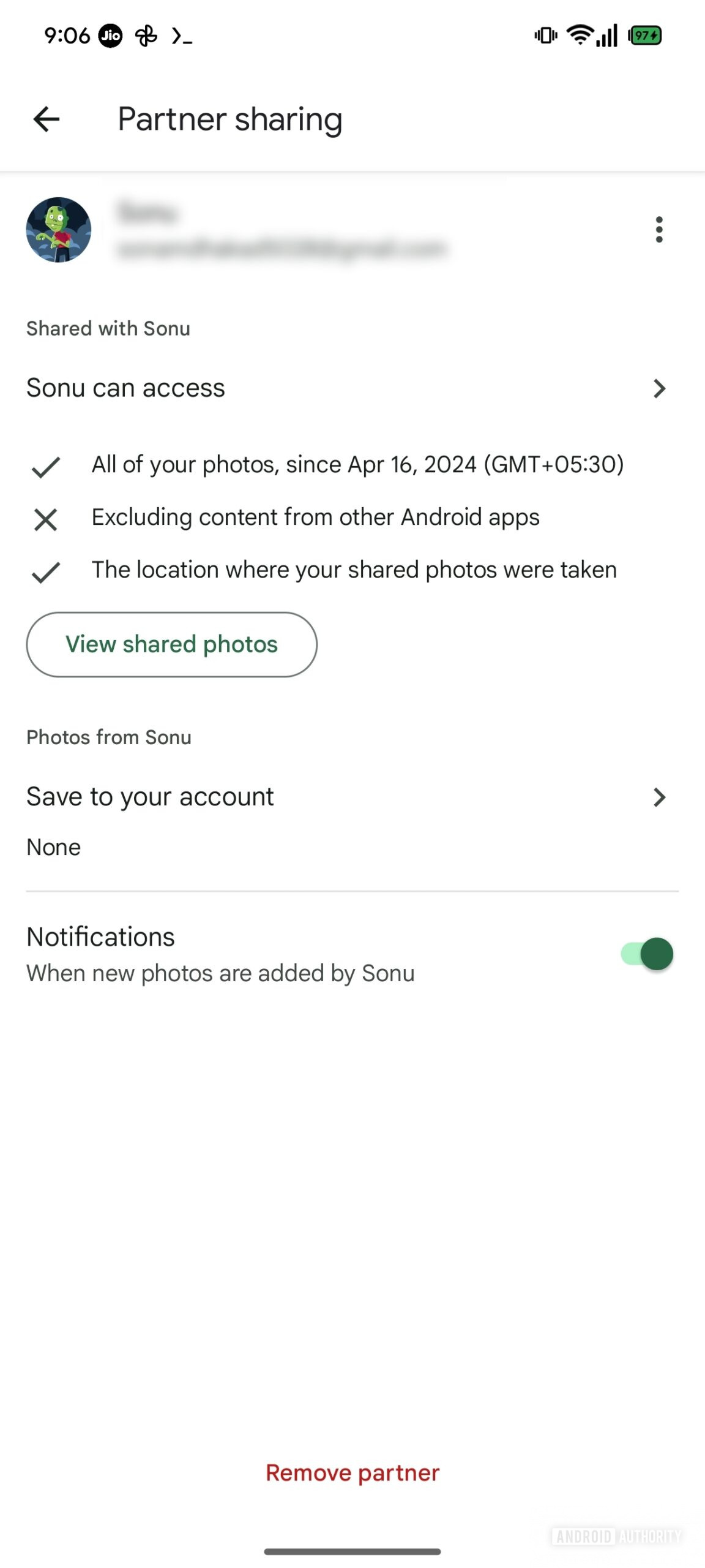 Google Photos third party partner sharing 2