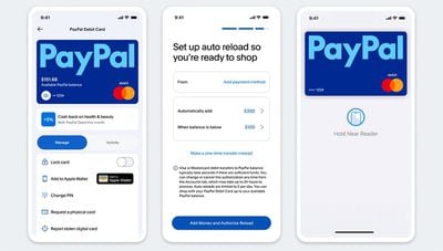 PayPal Debit Card Apple Wallet Large