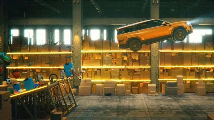 Hyundai　animates　an　Amazon　fulfillment　center　to　promote　car-buying　on　Amazon