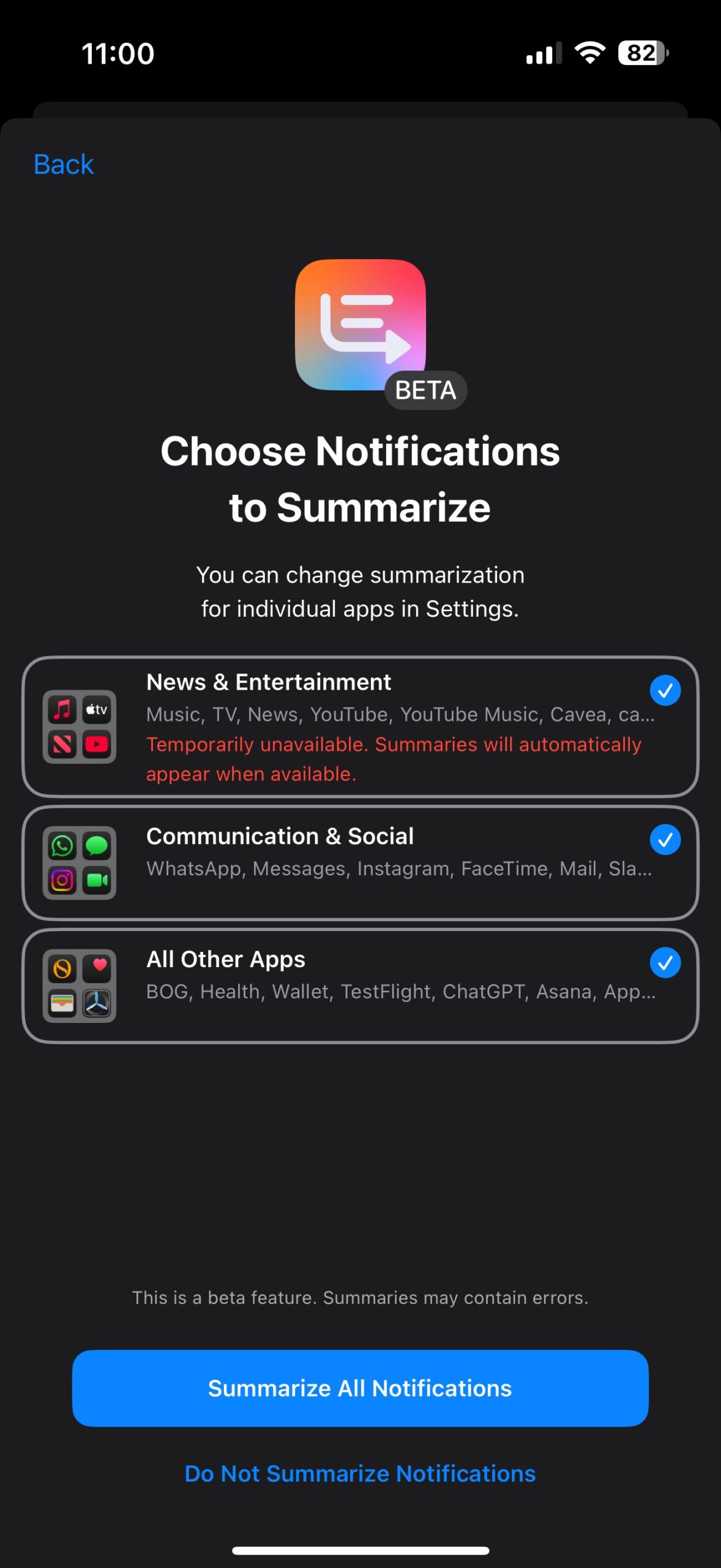 News apps blocked from using AI notification summaries on iOS 18.3 beta 3