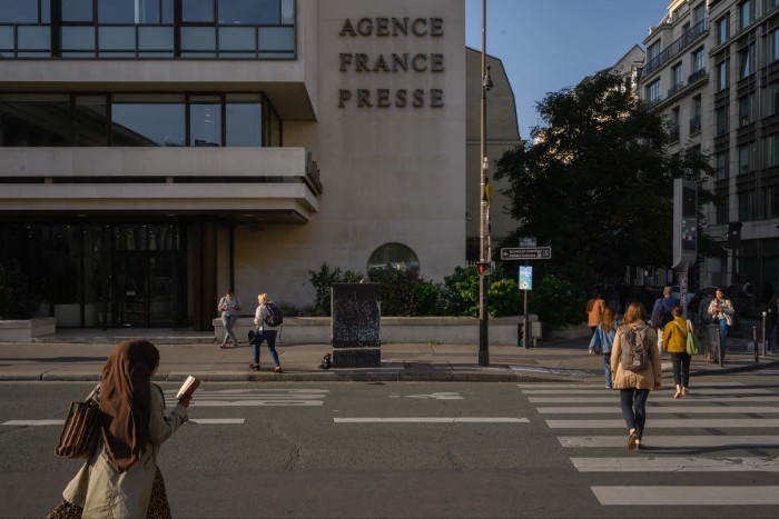 AFP headquarters in Paris, France