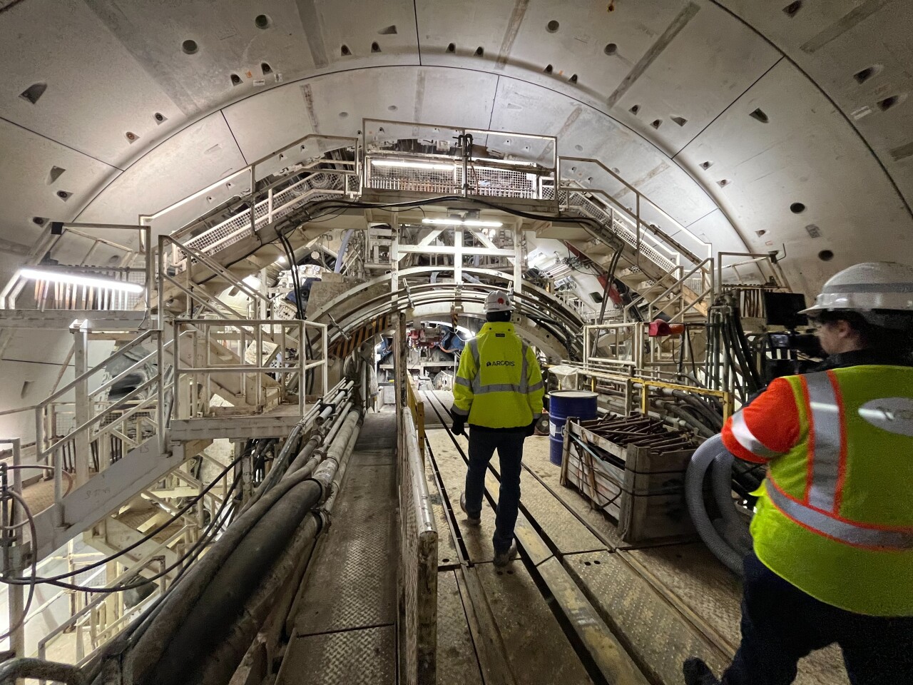 Back of Mary the Tunnel Boring Machine HRBT