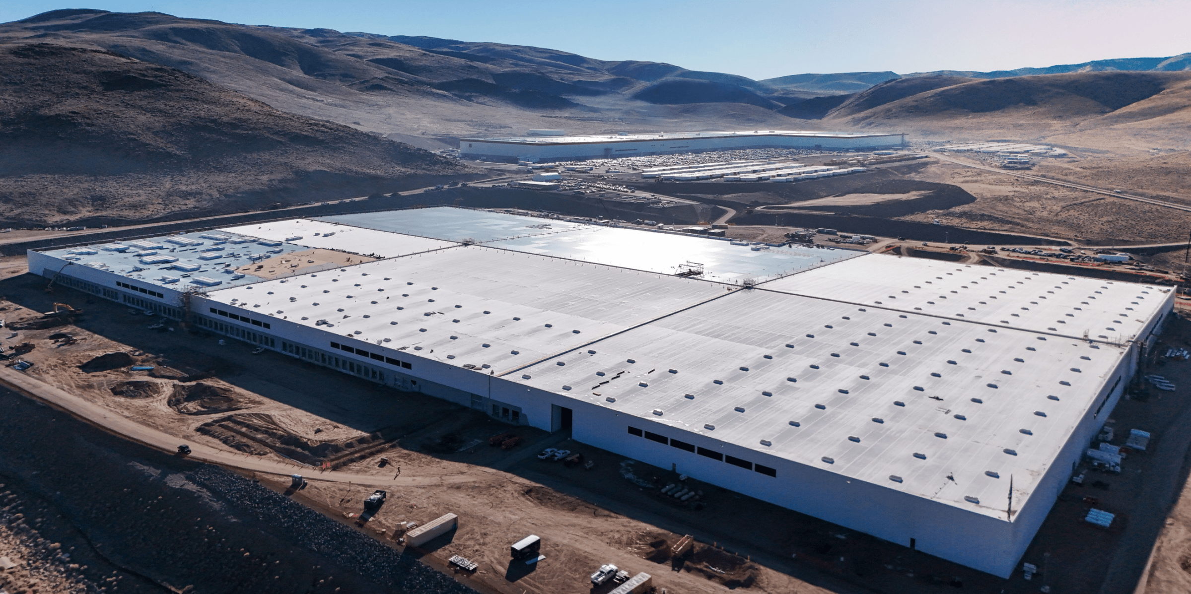 Phot of Tesla’s Semi factory in Nevada