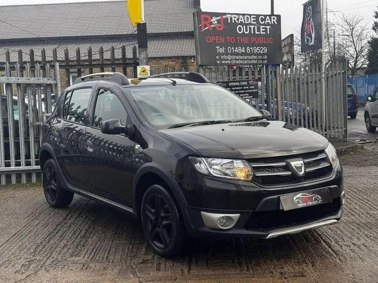 Black Dacia Sandero.