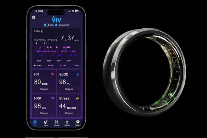 Viv Ring and companion mobile app.