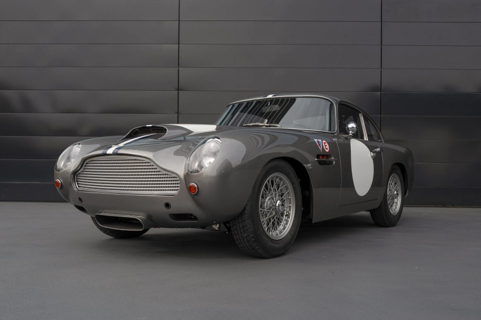 Aston Martin DB4 GT Continuation sports car.