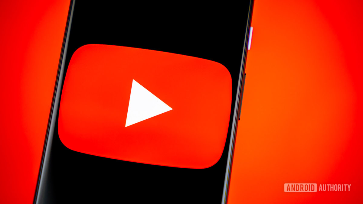 YouTube on smartphone stock photo 6