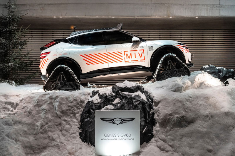 Genesis GV60 Mountain Intervention Vehicle Concept: Where Innovation Meets Alpine Adventure