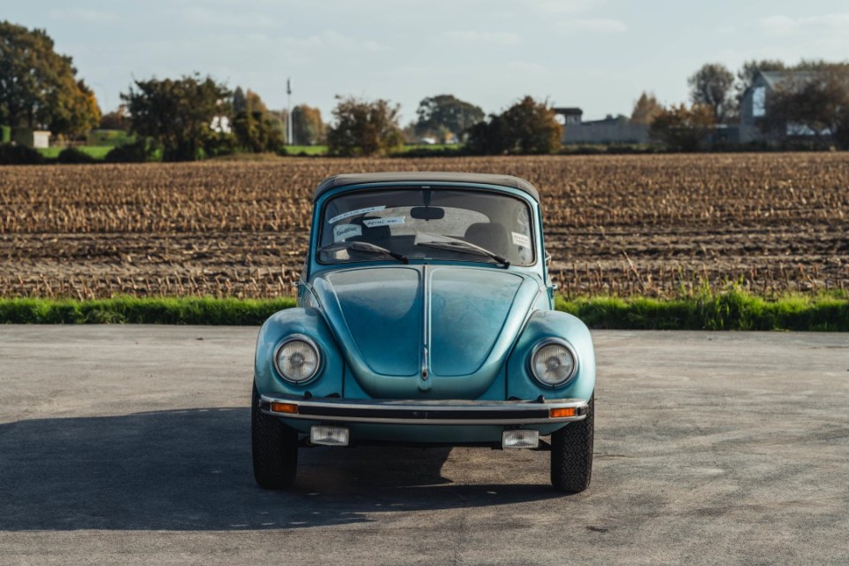 BNPS.co.uk (01202) 558833. Pic: Bonhams/BNPS A remarkable time-warp Beetle with only 11 miles on the clock is coming up for sale for over ¿40,000. The 1979 Volkswagen Karmann Beetle Cabriolet has only had one owner after being gifted by VW to the current vendor. The car, which has never been registered, is still covered in its factory-applied protective wax coating. The four-seater car has a top speed of around 82mph. Volkswagen stopped making the classic convertible in 1980, making this one of the last to leave the factory in Osnabruck, Germany. The car is being sold by Bonhams Cars as part of their Paris sale, which will take place at the iconic Grand Palais.